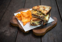 Load image into Gallery viewer, TRUFFLED MUSHROOM GRILLED CHEESE STEAK SANDWICH
