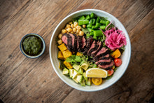 Load image into Gallery viewer, COFFEE-RUBBED STEAK &amp; QUINOA BOWL
